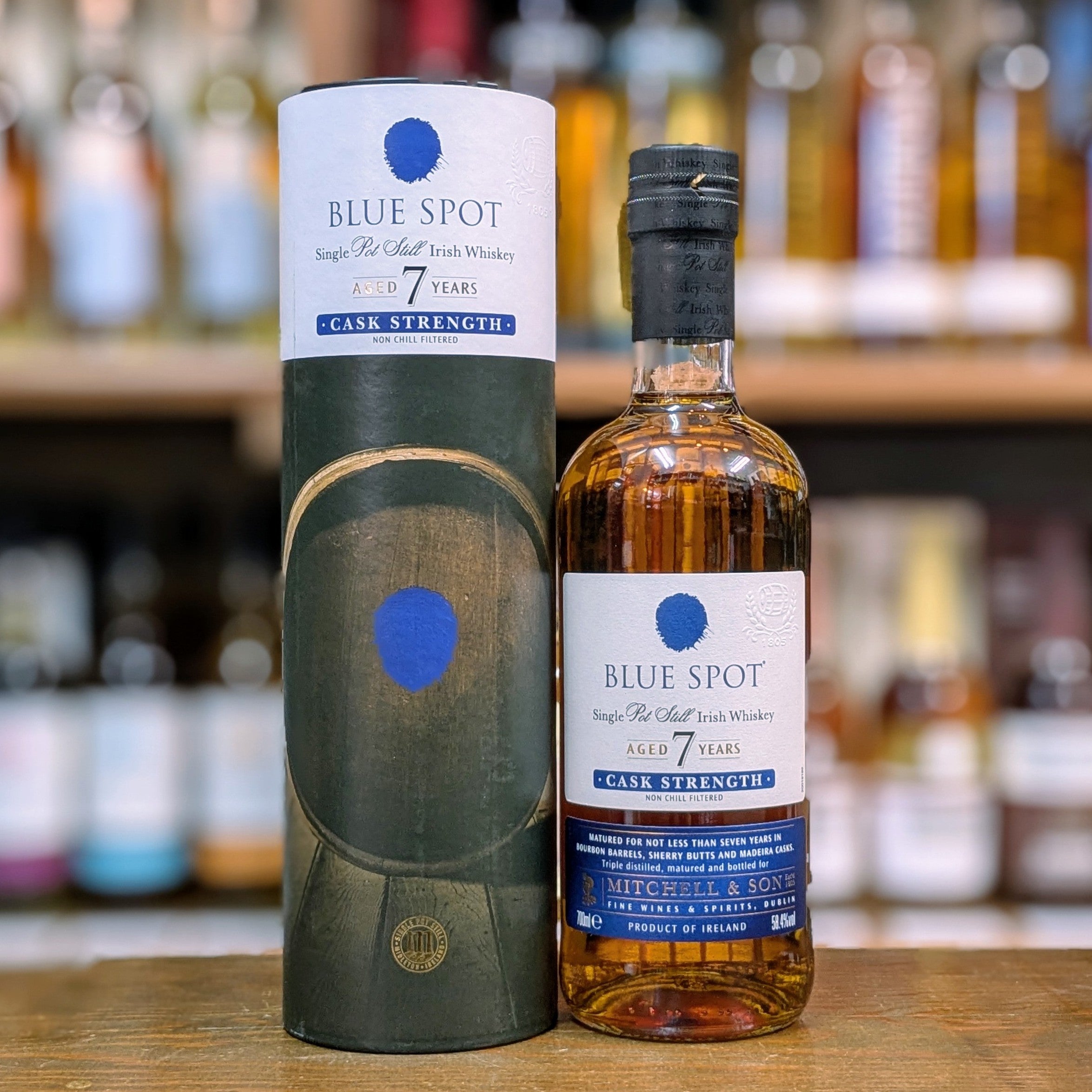 ブルースポット 7年 Blue Spot 7yo カスクストレングス 59.1% ブルー