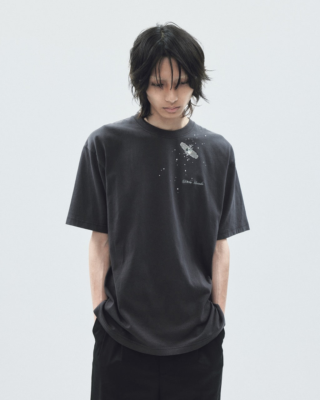 タナカダイスケ|bIjou aid pigment T-shirt Black – tanakadaisuke