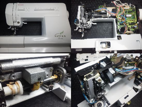 safran 3600｜SINGERミシン修理例（動かない） | tetettaミシン修理ブログ