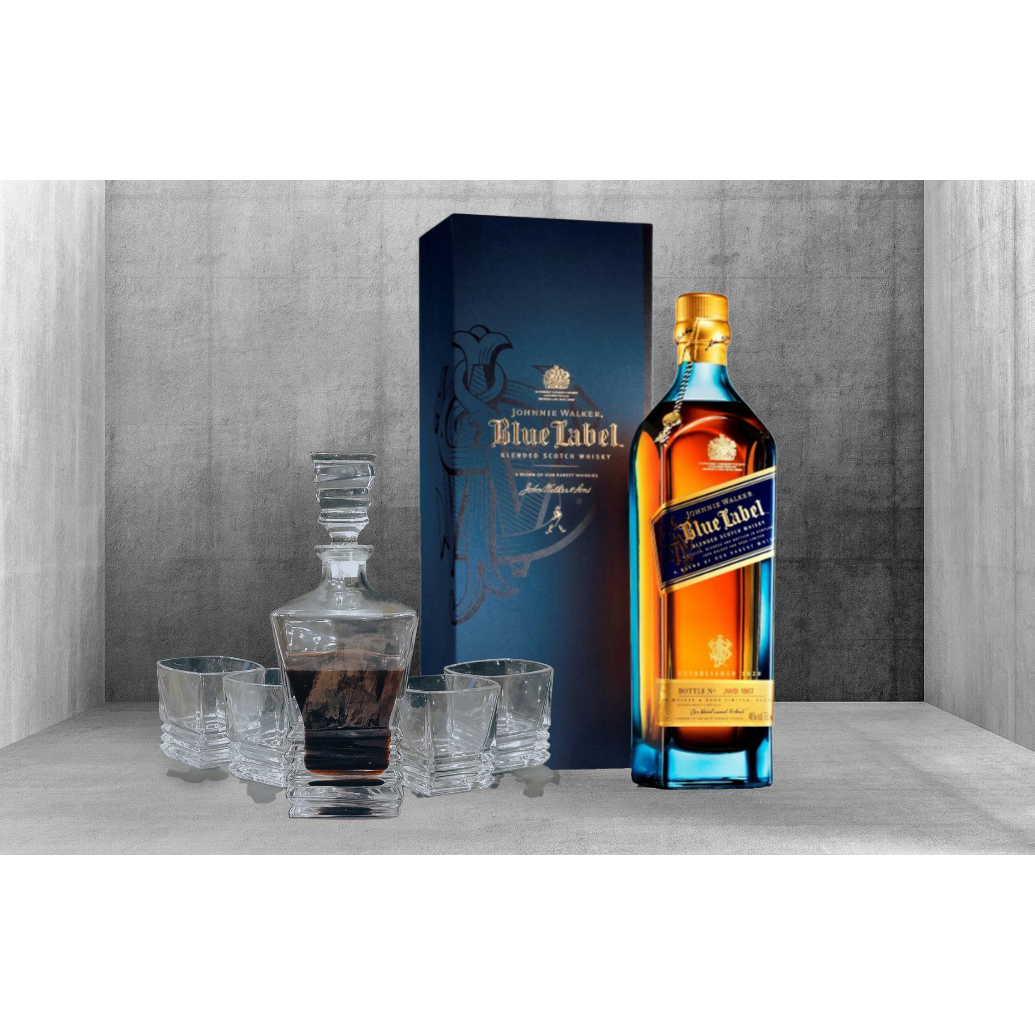 Buy Johnnie Walker Blue Label Decanter Set Online | 750ml – The