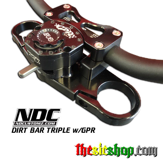 NDC Kawasaki ZX6R Dirt Bar Triple Clamp – The Sic Shop LLC