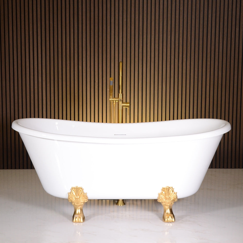 LuxWide Calypso-BTClawWH73” 73 Inch CoreAcryl Acrylic French