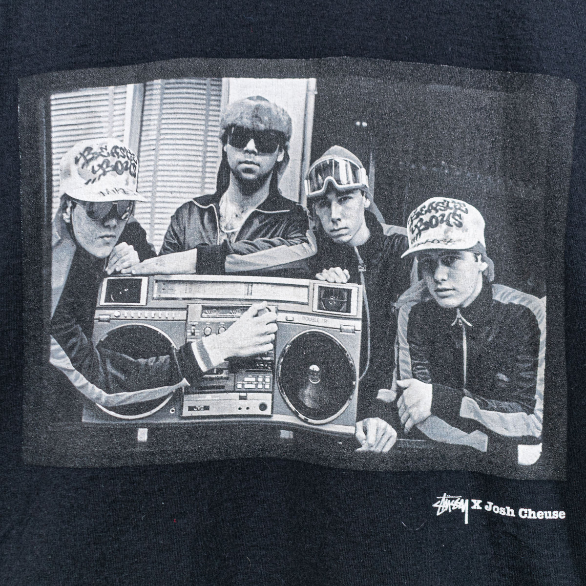 Stussy X Josh Cheuse Beastie Boys T-Shirt Hip Hop– VNTG Shop