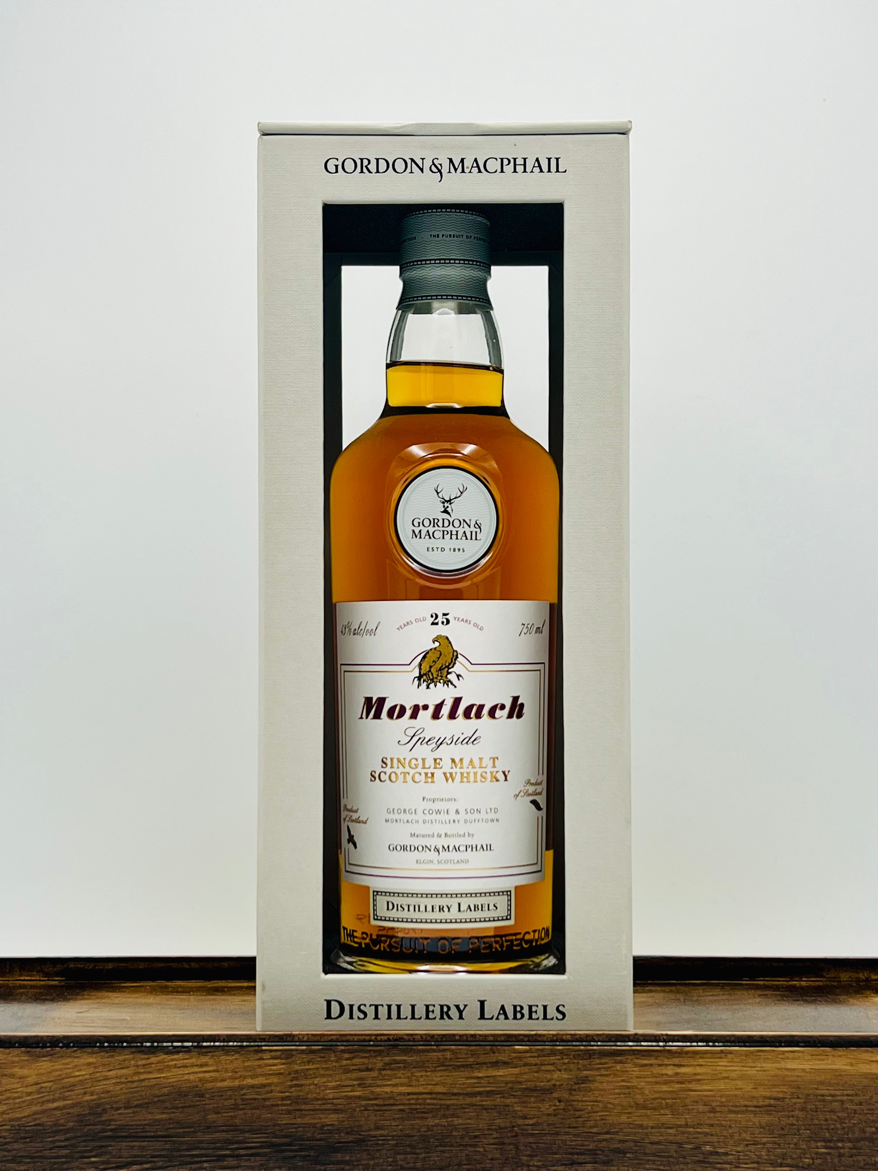 Mortlach 25 Year Old - Distillery Labels (Gordon & MacPhail)