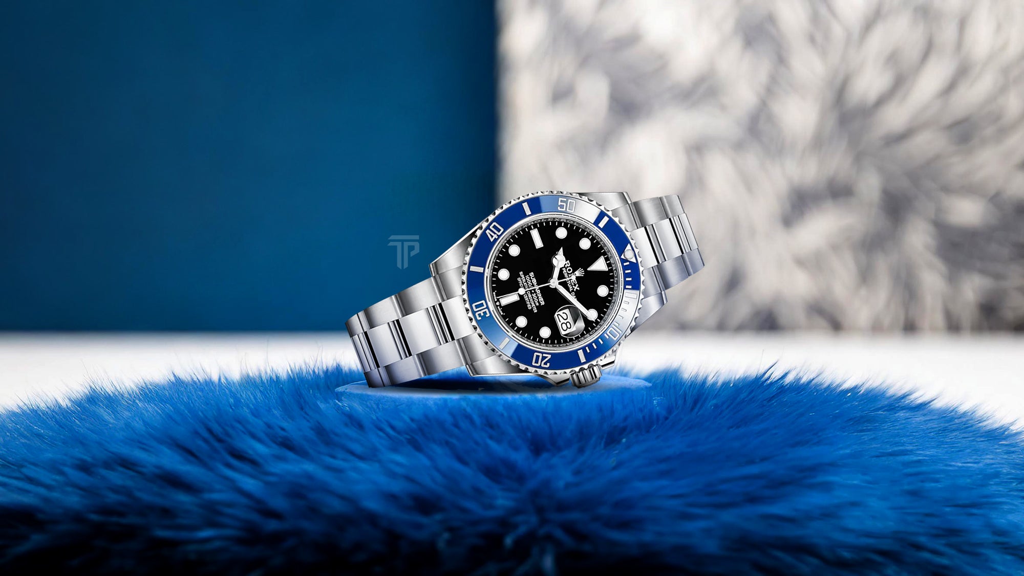 The Cookie Monster Rolex stands out with its bold blue design and