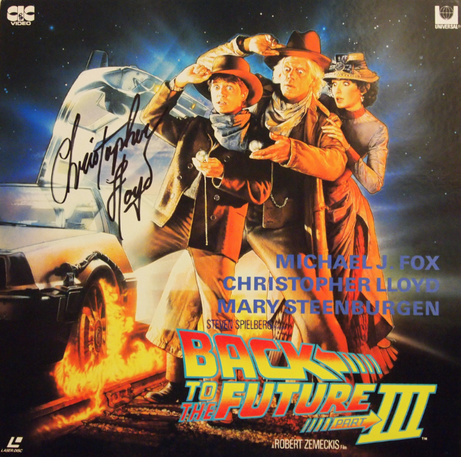 東京コミコンでクリストファー ロイドにサインを貰うならこれBTTF3