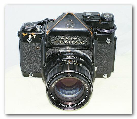Pentax 6x7 ポラロイド改造 レア 動作品 67にポラバック付けました