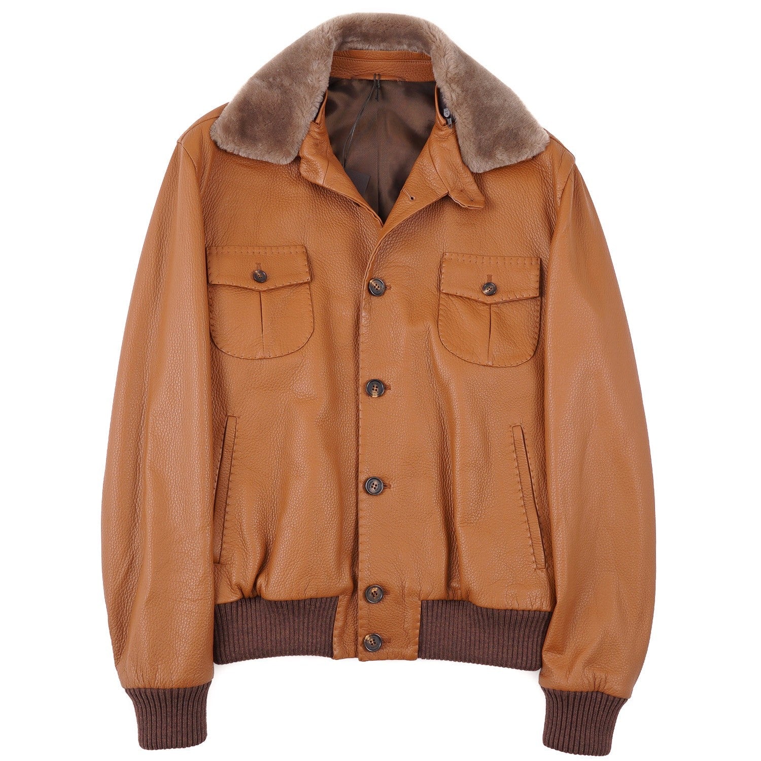 Rifugio Deerskin Jacket with Beaver Collar – Top Shelf Apparel