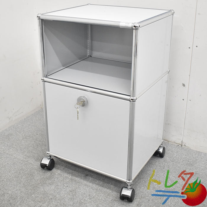 USM Haller ハラー システム オープンキャビネット ホワイト 1列2段