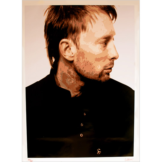 ジャッキー シェフィンズ トム ヨーク Radio head ポスター ジャッキー