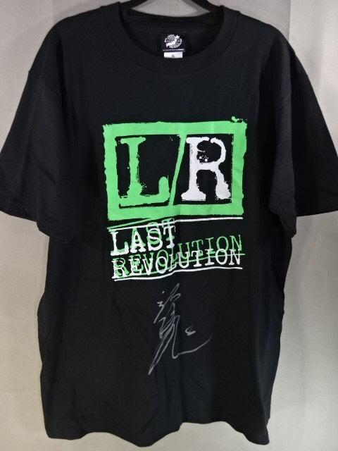 諏訪魔 直筆サイン入り】ラスト・レボリューション「L/R」Tシャツ – 闘道館
