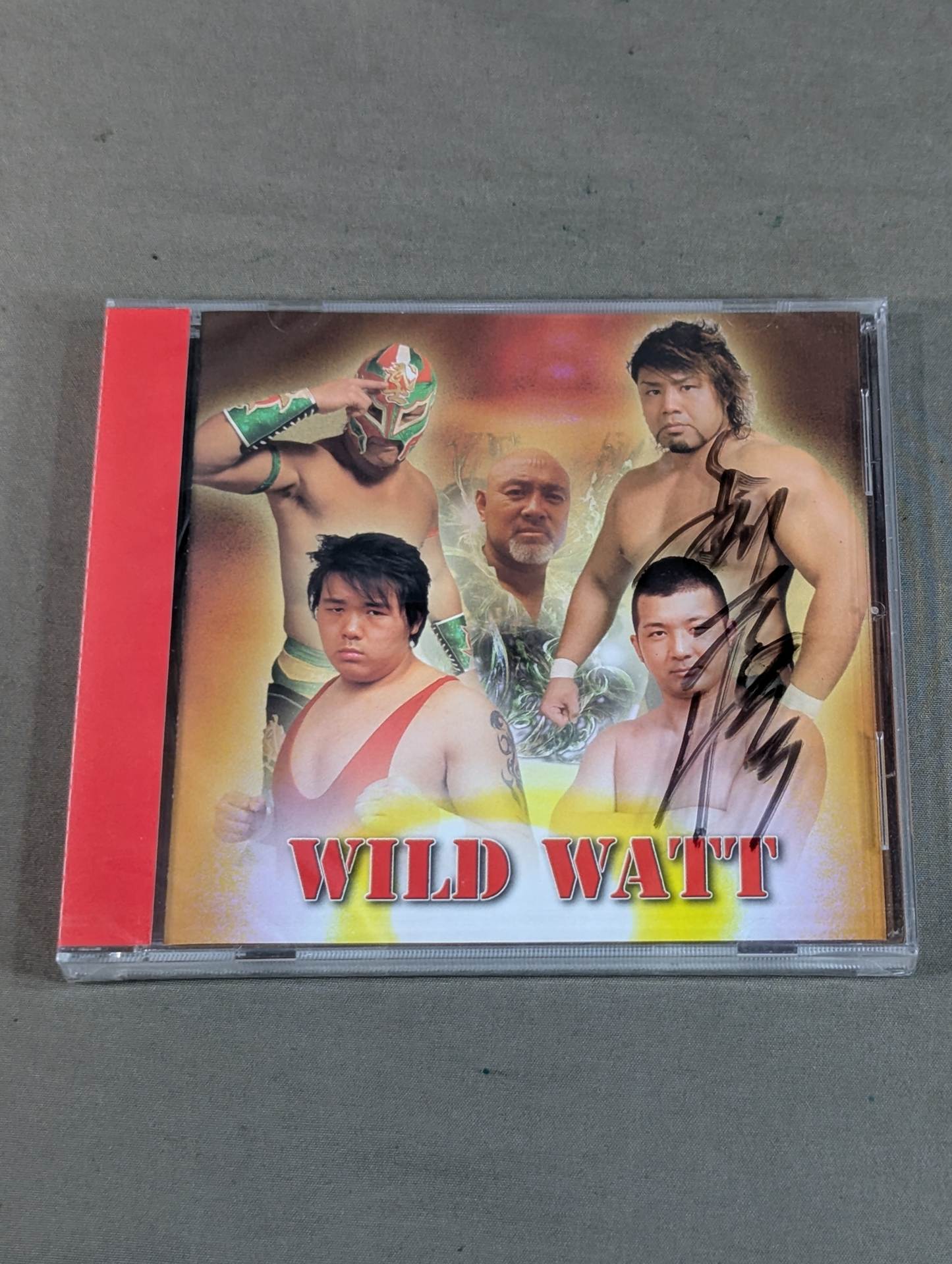鈴木修 直筆サイン入り】WILD WATT / ALL JAPAN PRO-WRESTLING – 闘道館