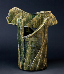 塚本治彦 織部角皿 塚本治彦 織部角皿