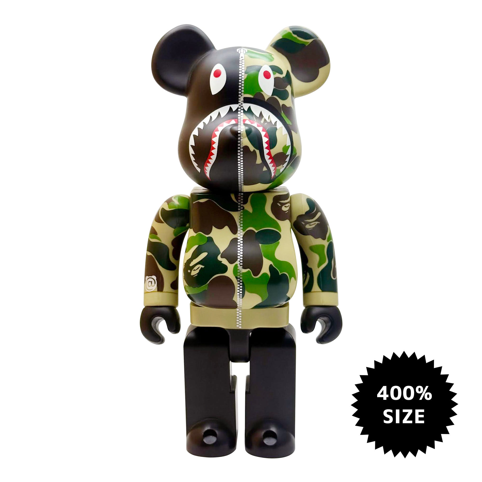 MEDICOM TOY: BE@RBRICK - Bape Camo Shark 400% – TOY TOKYO