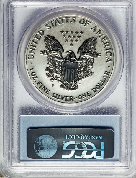 アメリカ【1ドル】シルバーイーグル銀貨2001-W PCGS PR70DCAMマー