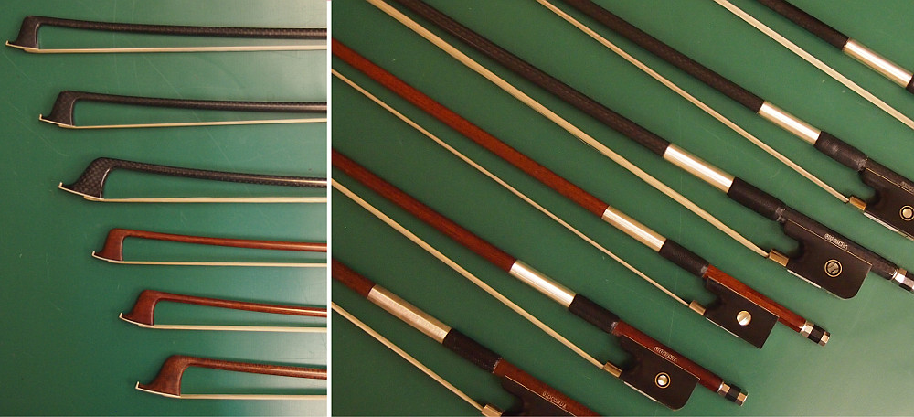 上質でバランスの良い「カーボン弓（ボウ）」を持とう！ | 弦楽器トリオ