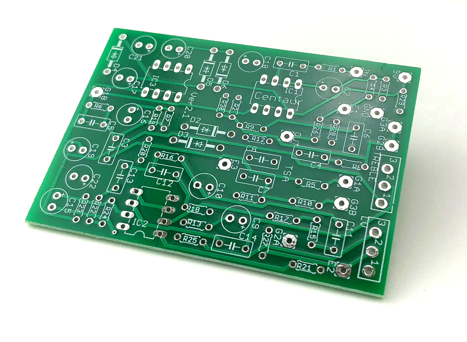 自作ケンタウルスMXR/P金/ゲインアップ/NOSゲルマダイオード使用