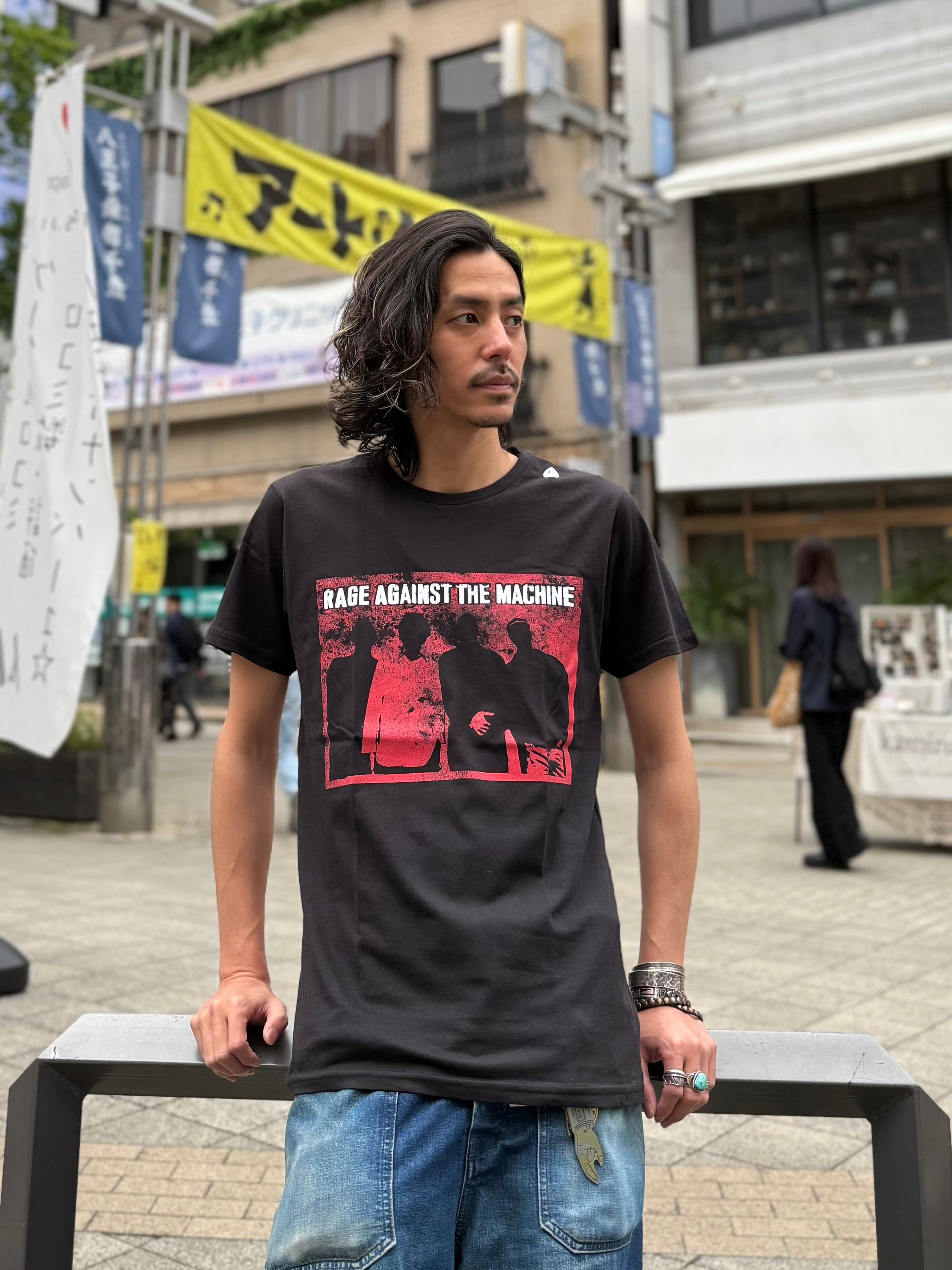 90s RAGE AGAINST クリアランス THE MACHINE Tシャツ XL レイジ 90s