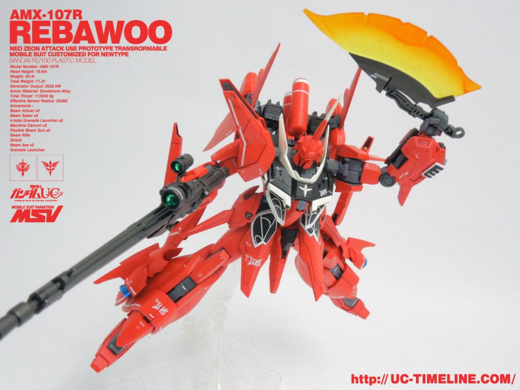 RE1/100 リバウ完成報告。 – UC-TIMELINE. ガンプラ好きだけど難しい