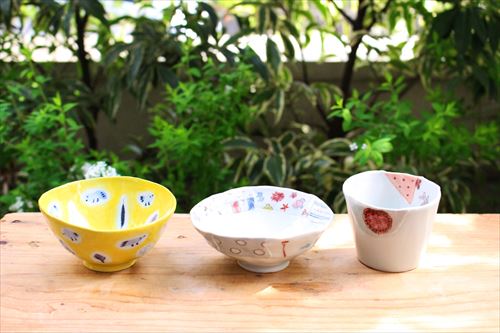 ⑨ 砥部焼 生石窯 西山千代子 貼り合わせ 生石窯】西山寛さん・千代子さん