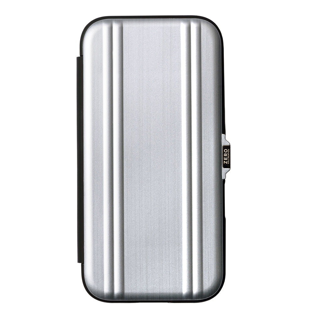 ZERO HALLIBURTON Hybrid Shockproof Flip Case (Matte Silver) – UNiCASE