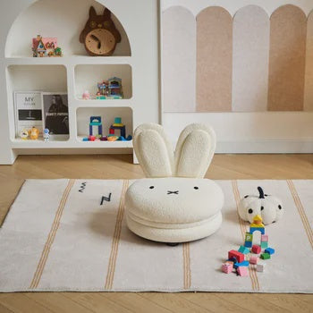 Miffy Juvenile Macaron Chair ホワイト Miffy Juvenile Macaron Chair