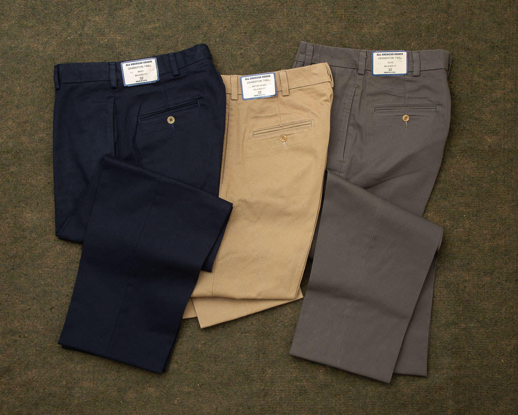 ALL AMERICAN KHAKIS: NEW COLORS ARRIVED! | USONIAN GOODS STORE