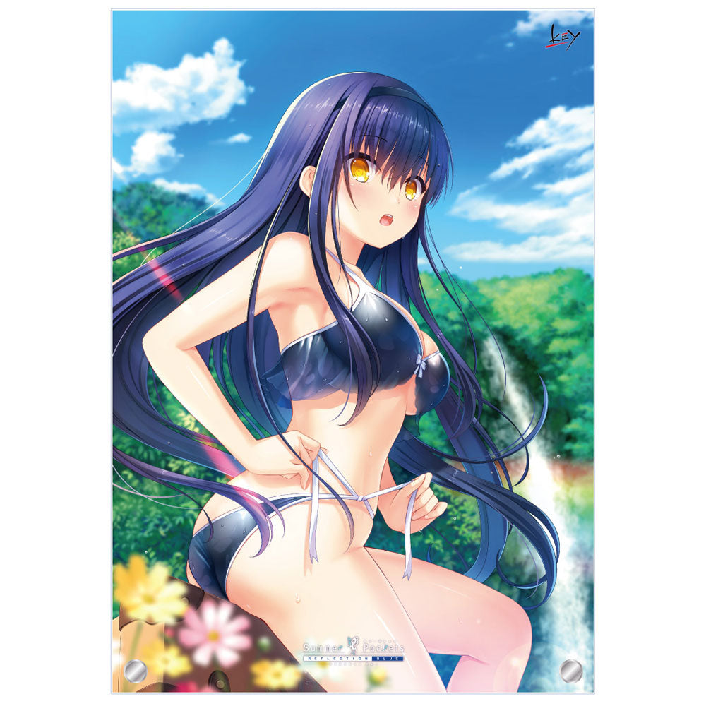 VA Summer Pockets 久島鴎 A2クリアポスター 公式 サマポケ key