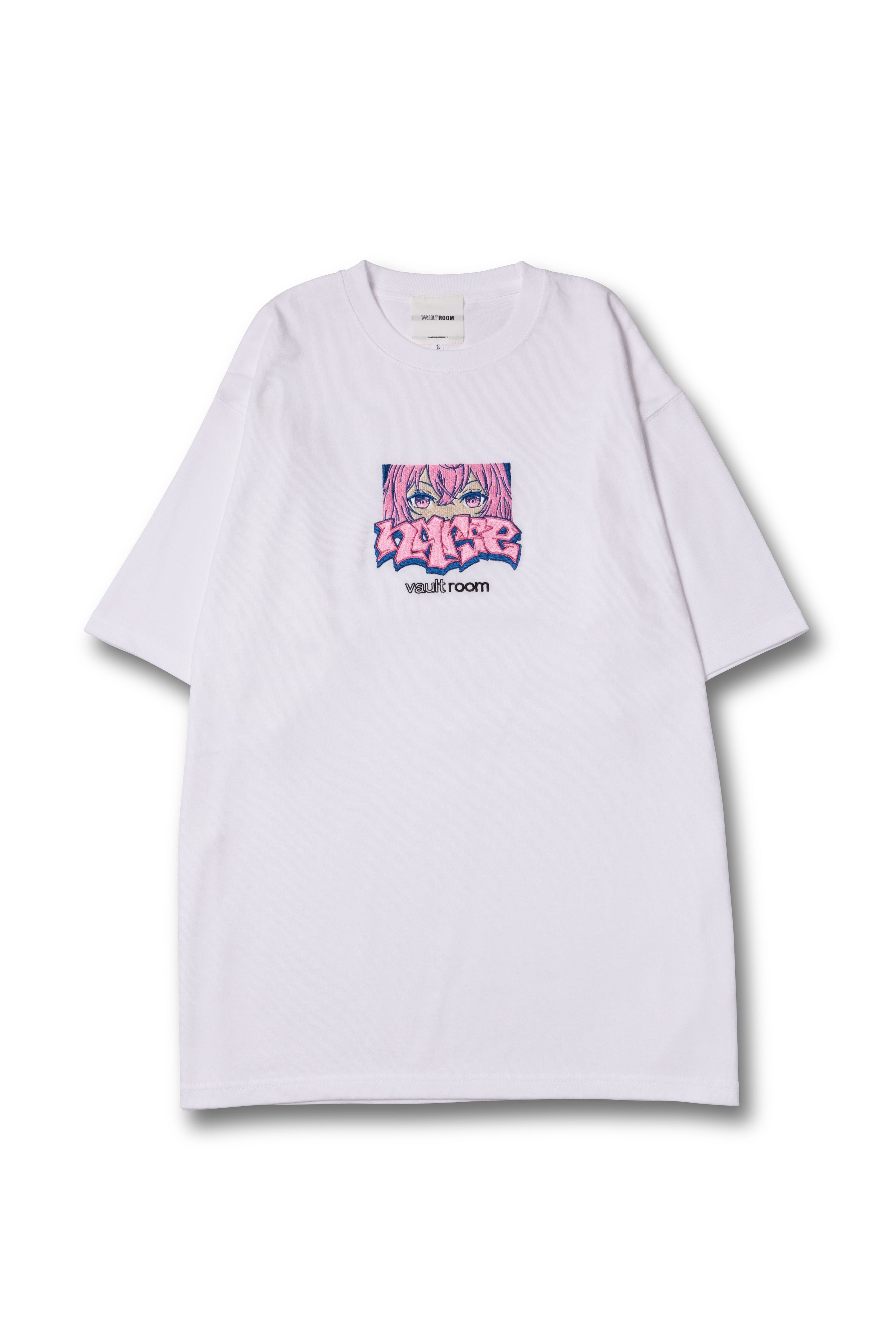 vaultroom VR × nqrse × HAPPY TEE / WHITE VR × nqrse × HAPPY TEE
