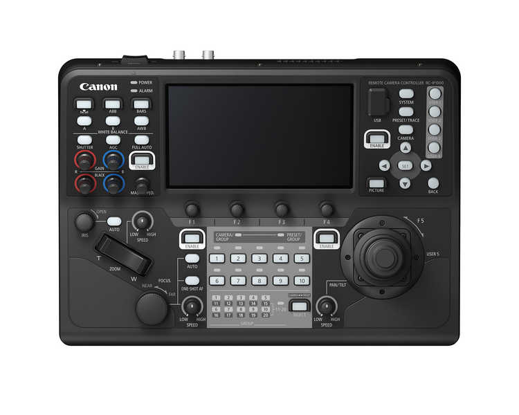 Canon RC-IP1000: Intuitive Control for Multiple PTZ Cameras