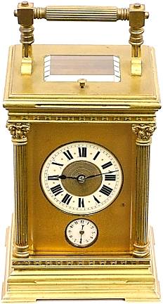 G1791 アンティーク キャリッジクロック 置時計 真鍮製 レトロ