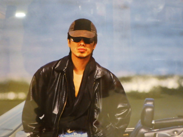 長渕剛 JEEP ポスター 長渕剛 JEEP ポスター パネル額入り 美品