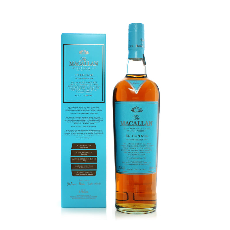 The Macallan Edition No.6 Single Malt Whisky 700ml – 1855 The