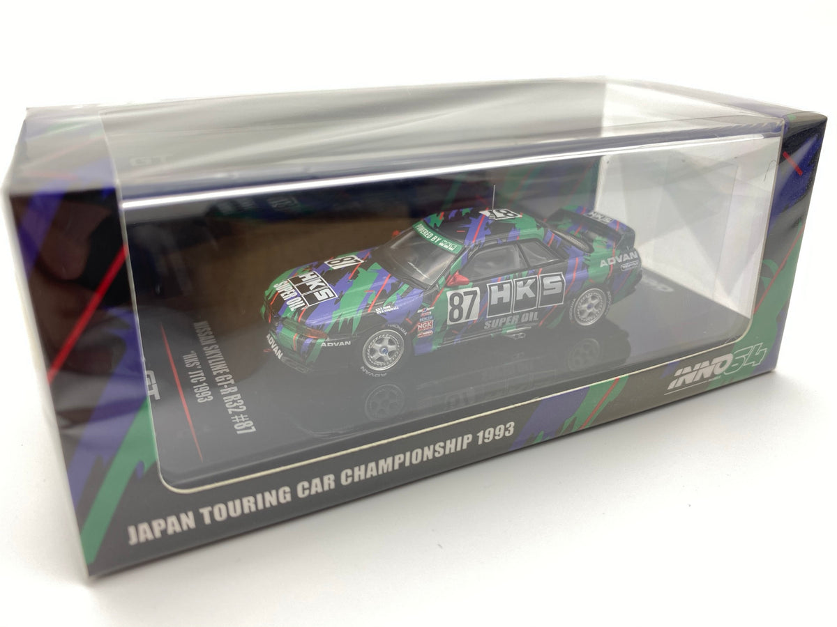 Inno64 1/64 Nissan Skyline GT-R R32 Group A #87 HKS JTC 1993 (IN64