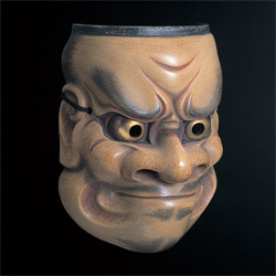 能面「大べし見（おおべしみ）」高津紘一 | 玉川大学教育博物館 館蔵