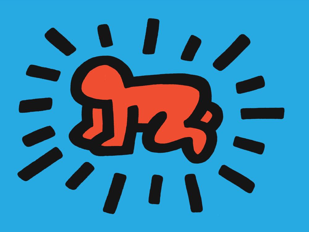 Radiant Baby (ポスター)Radiant Baby (poster)|キース・ヘリングKeith