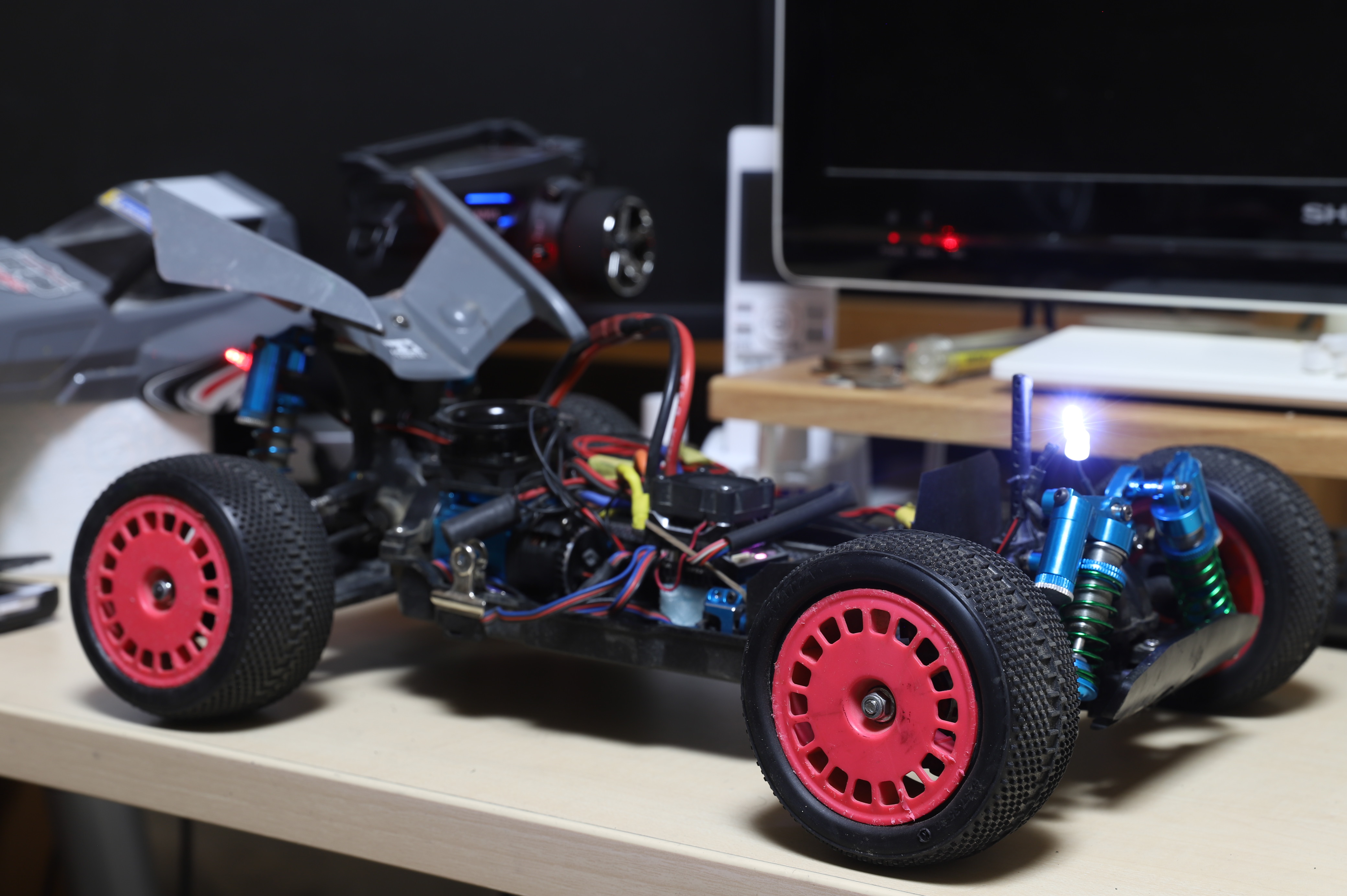 タミヤ TT02B カスタム ブラシレス バルドルボディ オプションフル