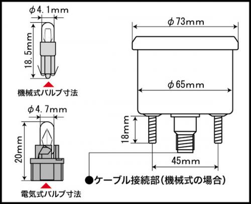 TAKEGAWA 緑色丸型メーター 取り付け金具付き