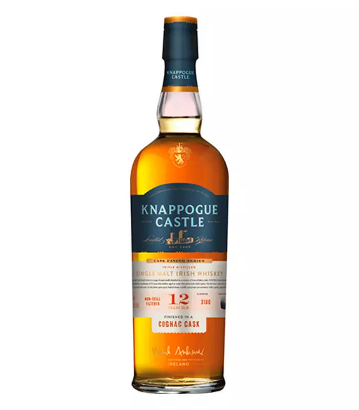 Knappogue Castle 12 Year Cognac Cask Irish Whiskey | The Barrel Tap