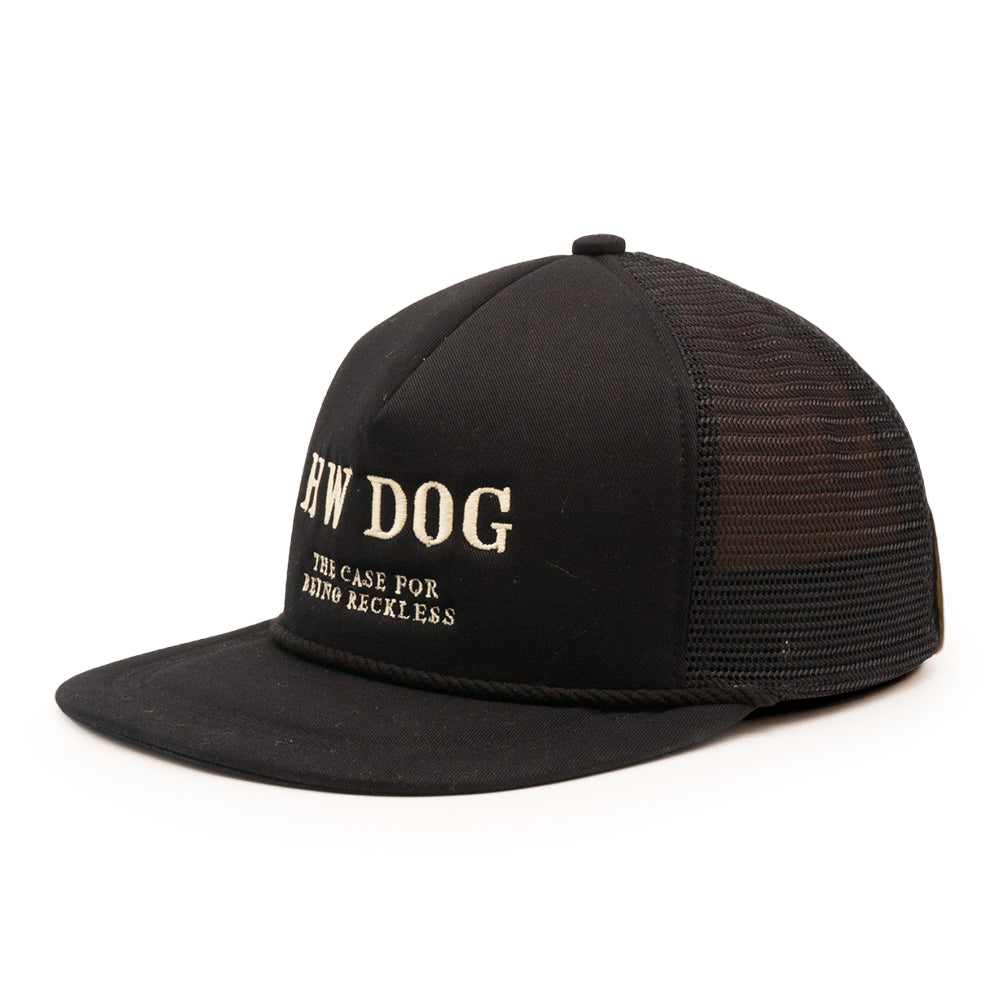 THE H.W.DOG&CO. COTTON MESH CAP - Black