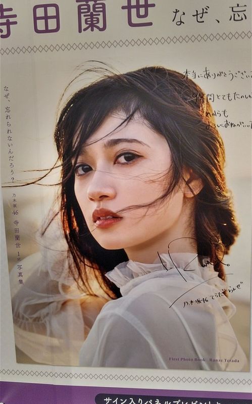 寺田蘭世写真集サインパネル