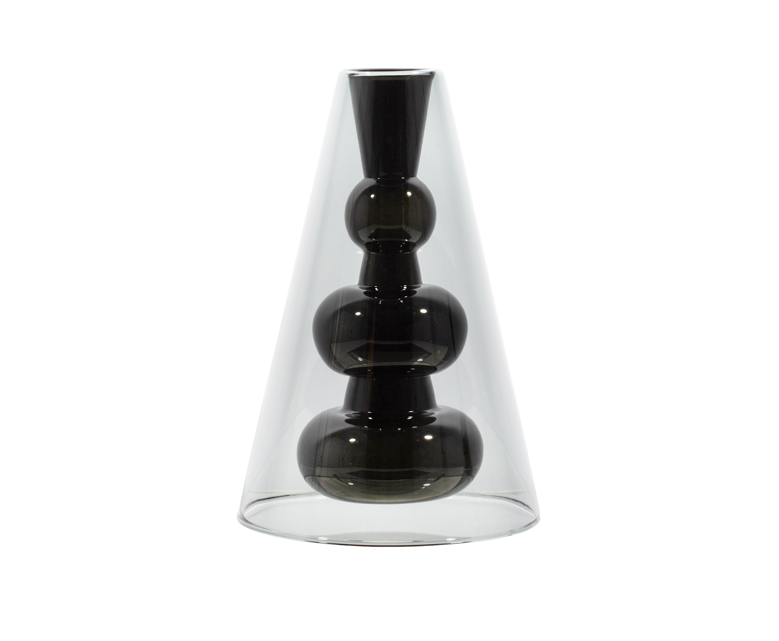 BUMP VASE CONE BLACK – Tom Dixon ONLINE STORE – トムディクソン