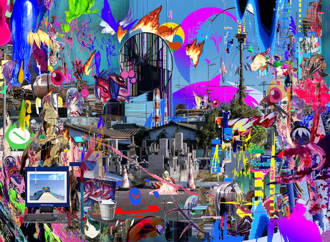 黒瀬陽平 ミステリーツアー絵□カオスラウンジ現代アート梅沢和木 藤城