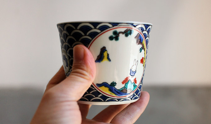 ミッフィー九谷 そば猪口 : 東京キッチュ ユニークな和雑貨土産の通販