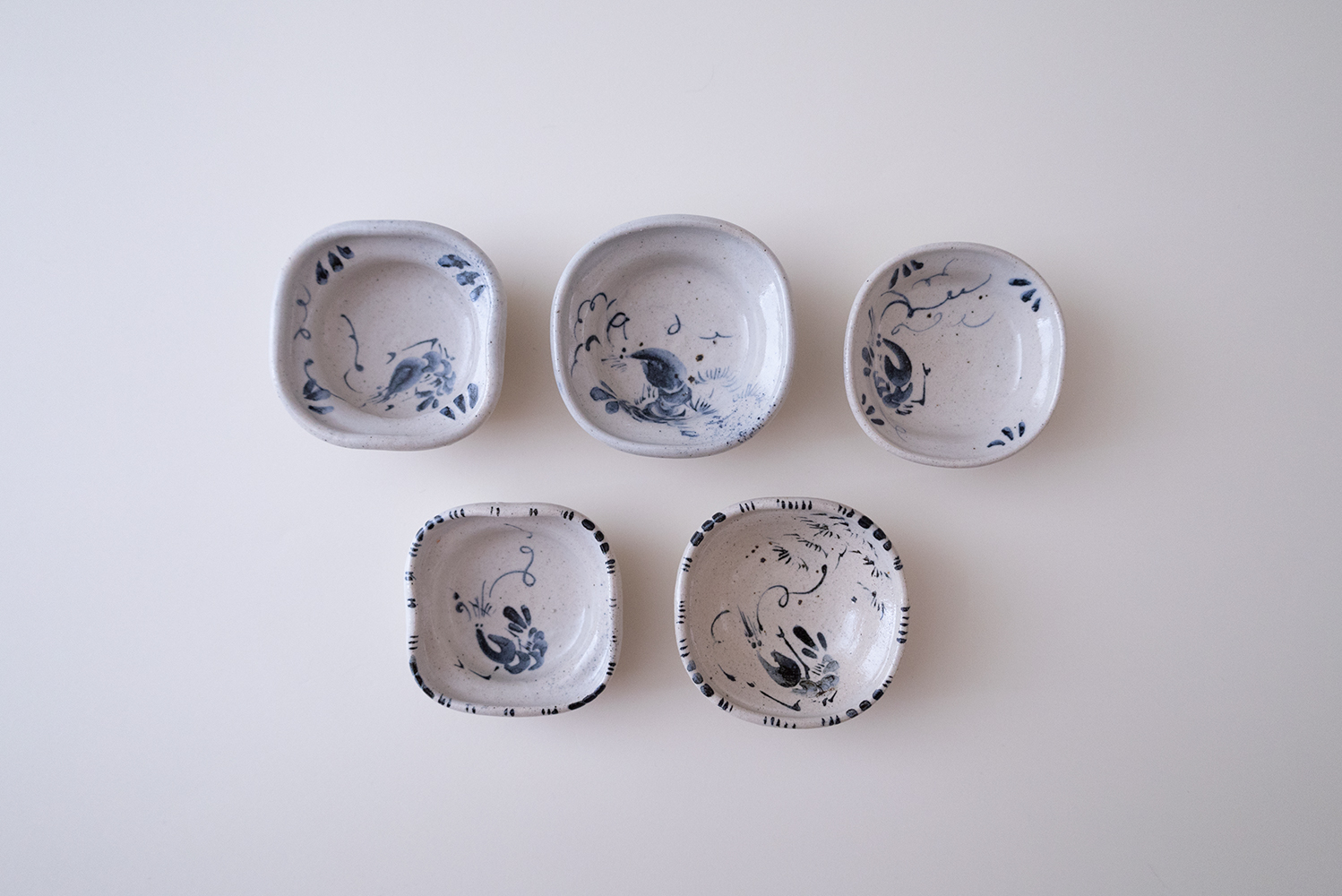 染付丸文豆皿 十客 M1345 染付丸文豆皿 十客 M1345 染付丸文豆皿