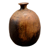 新品☆森一洋【師：森陶岳】黒備前茶碗☆黄胡麻☆