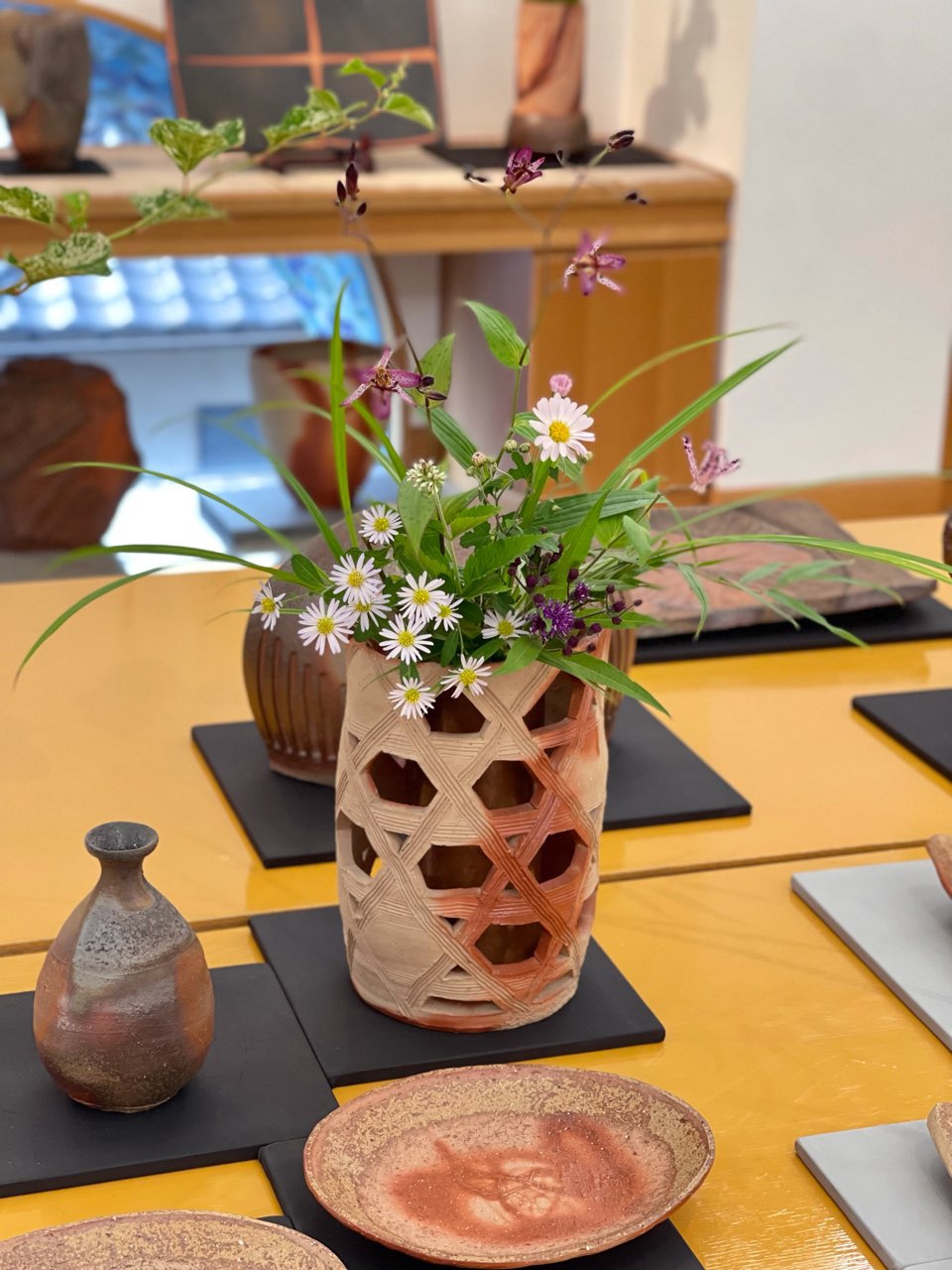 小西陶古 備前焼 花器 大壷 桟切 小西陶古 備前焼 花器 大壷 桟切 小西