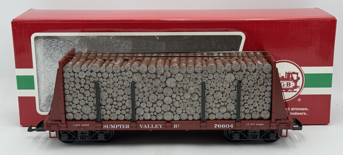 LGB 43780 G Scale SV Pulpwood Car #76604 – Trainz