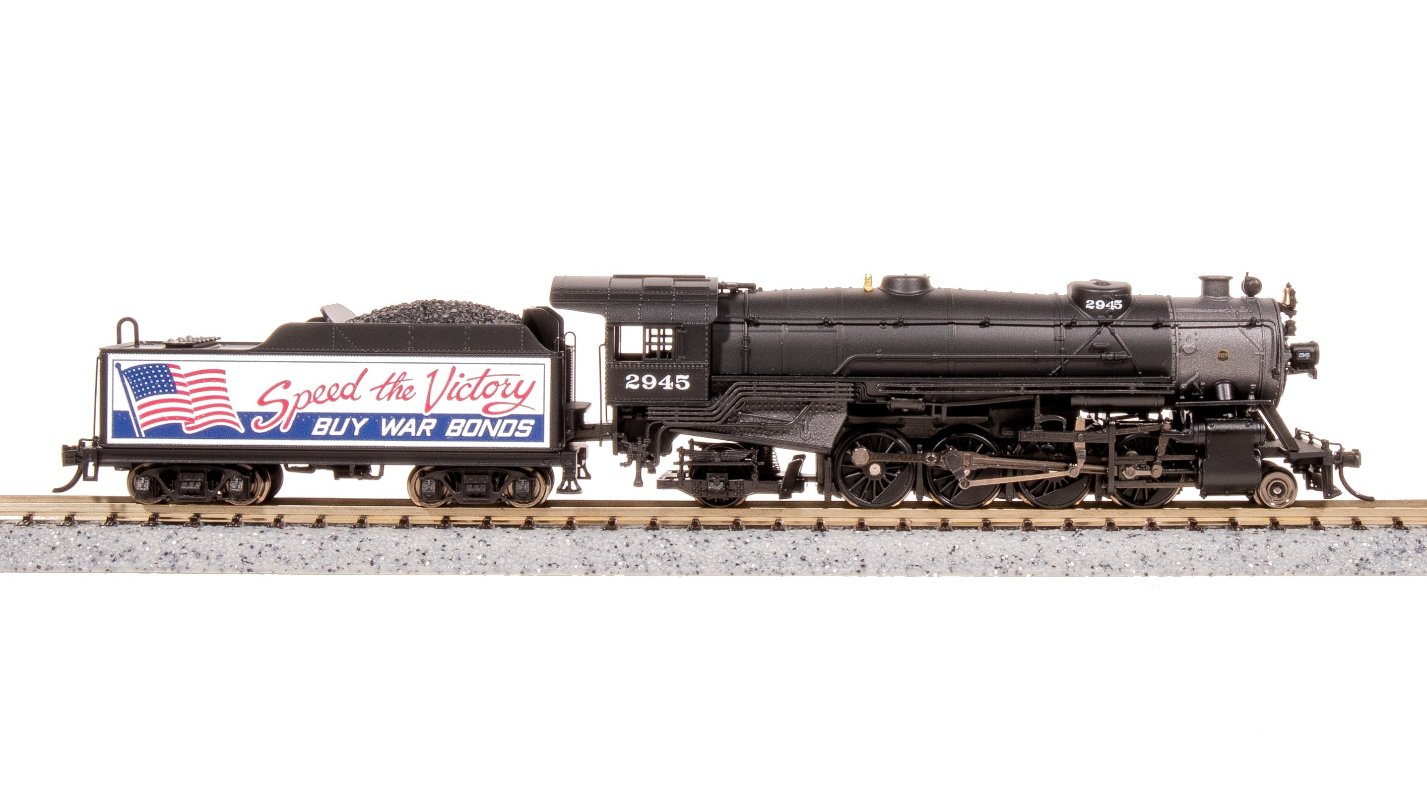 Broadway Limited 7842 N War Bonds Billboard USRA Heavy Mikado