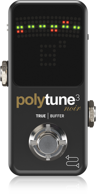TC Electronic Polytune 3 Mini Noir | Tiny Polyphonic Tuner